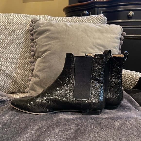 MICHAEL Michael Kors vintage patent leather square toe urban booties - Picture 4 of 7